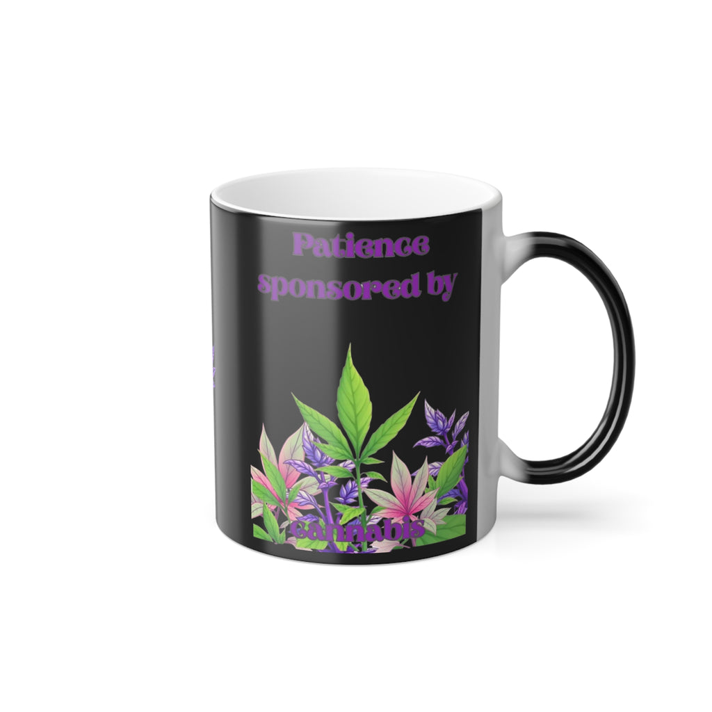 Color-Changing Weed Mug — Colorful Weed Heat Reveal (11 oz)