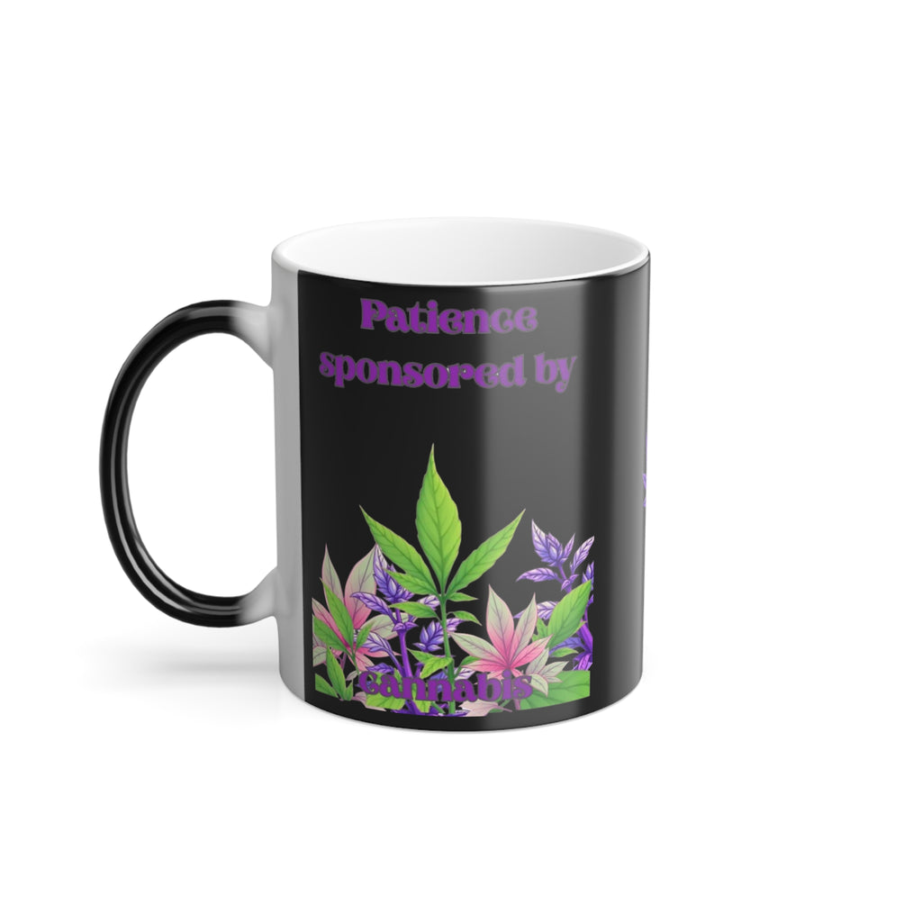 Color-Changing Weed Mug — Colorful Weed Heat Reveal (11 oz)