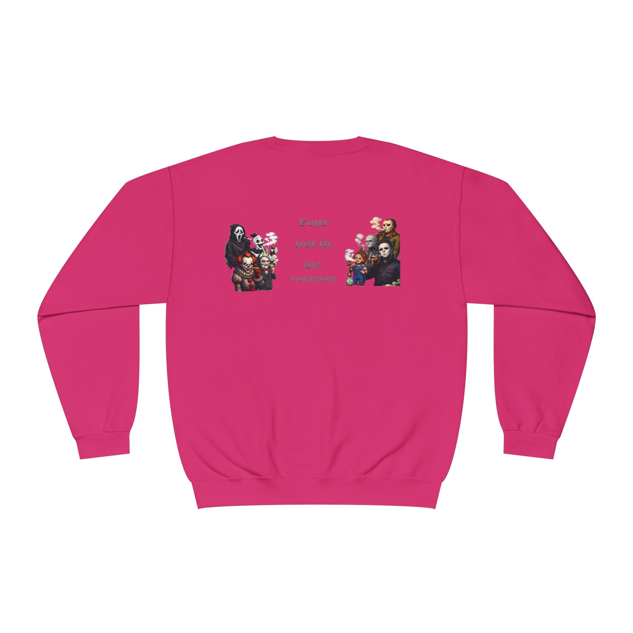 Creepy Family Portrait Sweatshirt — "You’re Not in the Rotation" Horror Crewneck