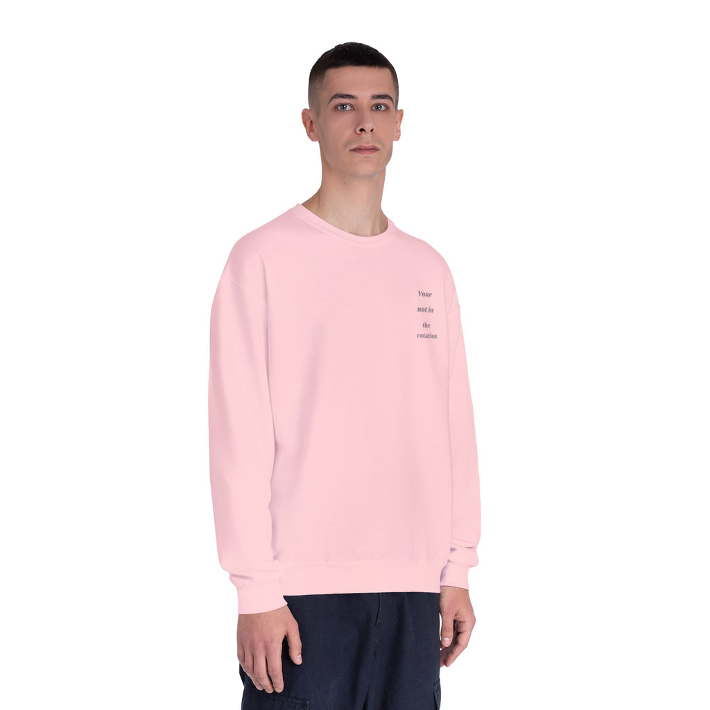 Creepy Family Portrait Sweatshirt — "You’re Not in the Rotation" Horror Crewneck