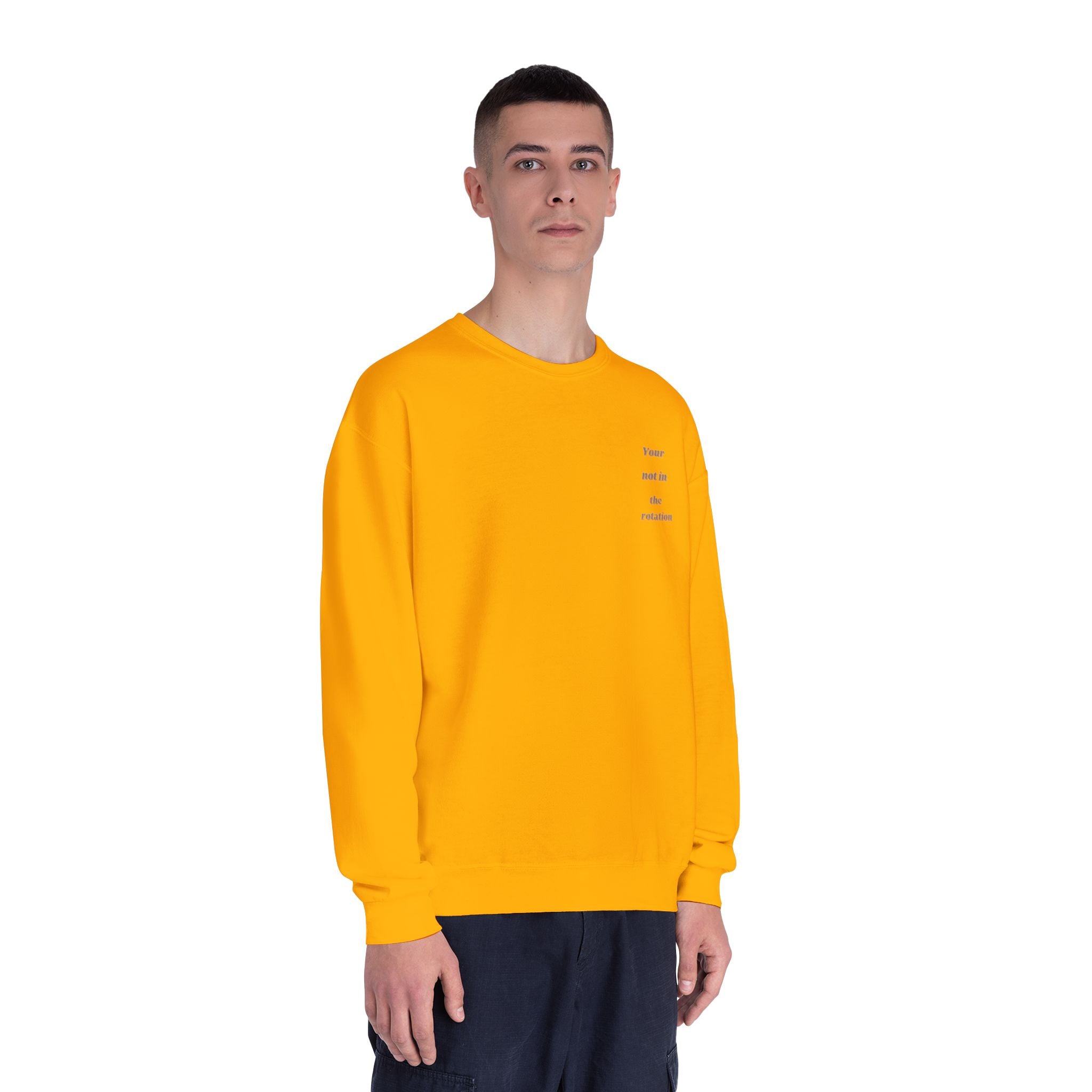 Creepy Family Portrait Sweatshirt — "You’re Not in the Rotation" Horror Crewneck