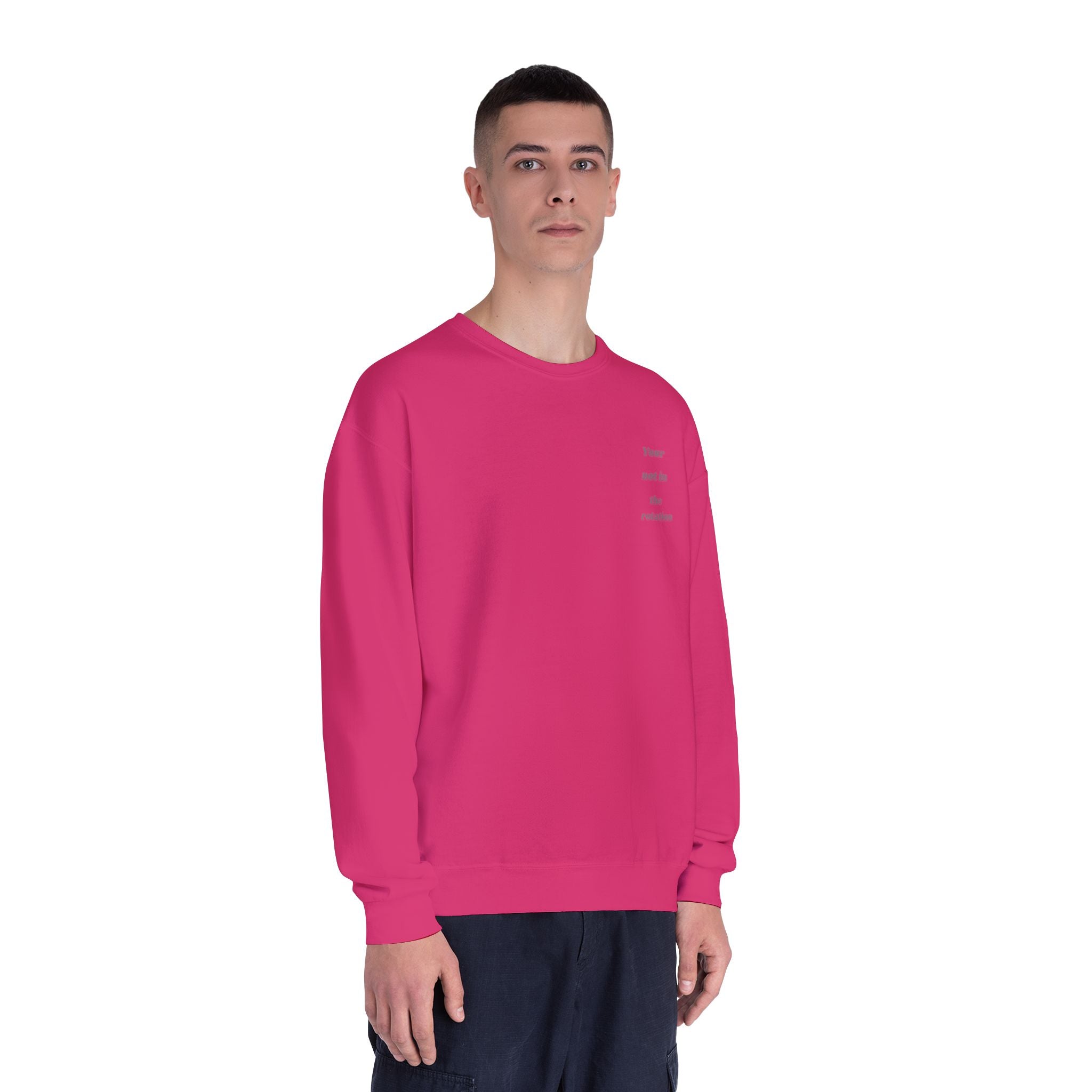 Creepy Family Portrait Sweatshirt — "You’re Not in the Rotation" Horror Crewneck