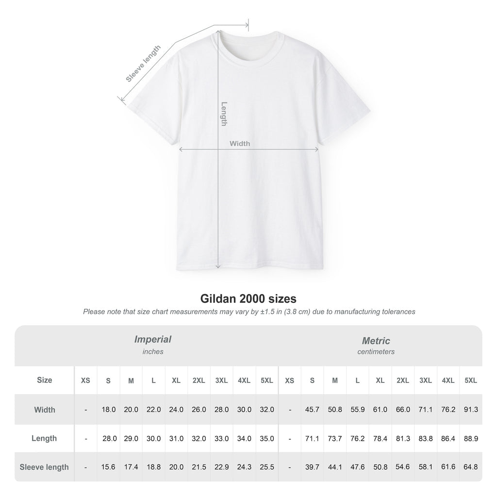 Retro Line Art 'My God Mother' Cotton Tee